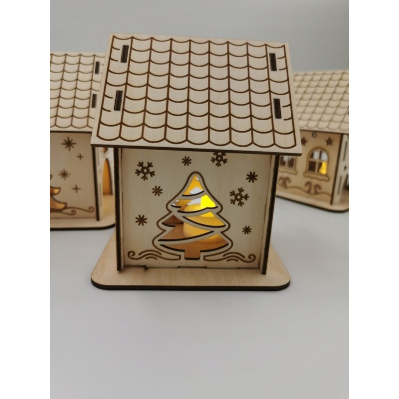 Lampion Domek Świąteczny - Świetlisty Klimat na Święta Lampion Domek Świąteczny - Świetlisty Klimat na Święta