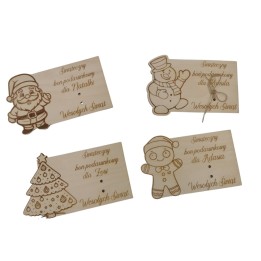 Świąteczny Bon Podarunkowy - Renifer Personalizowany Duży