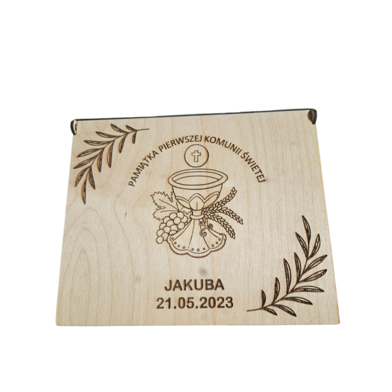 Pamiątka I Komunii Św. Pudełko merci wzór Kuba Pamiątka I Komunii Św. Pudełko merci wzór Kuba