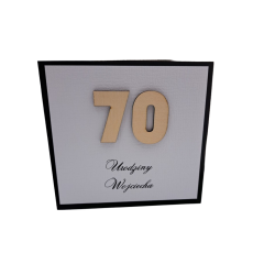 Kartka okolicznościowa 70 urodziny