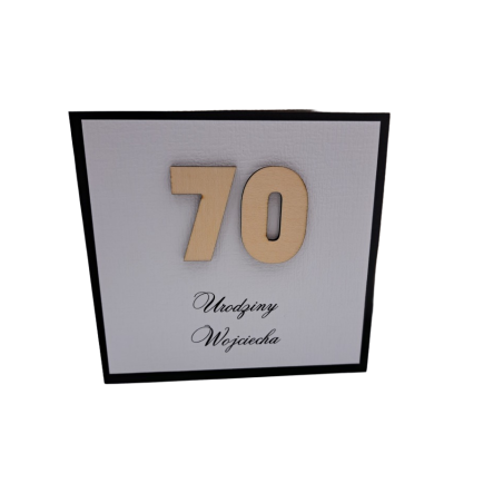 Kartka okolicznościowa 70 urodziny