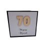 Kartka okolicznościowa 70 urodziny