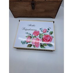 Pudełko na czekoladki merci personalizowane