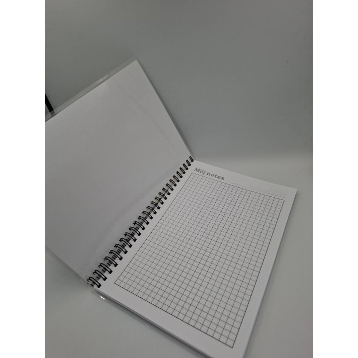 Notes Złote Myśli stokrotki A5