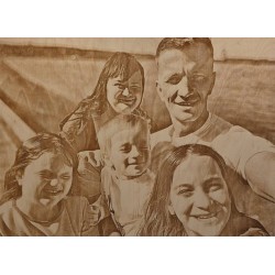 Portrety grawerowane A4