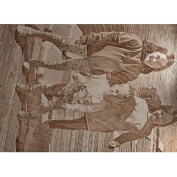 Portrety grawerowane A4