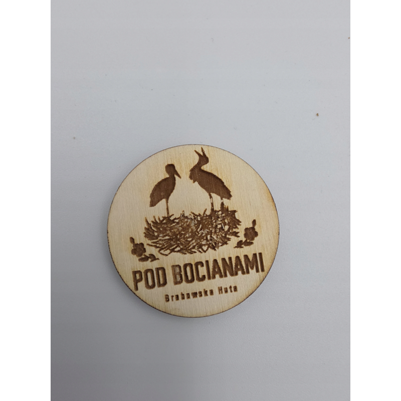 Grawerowane krążki z logo