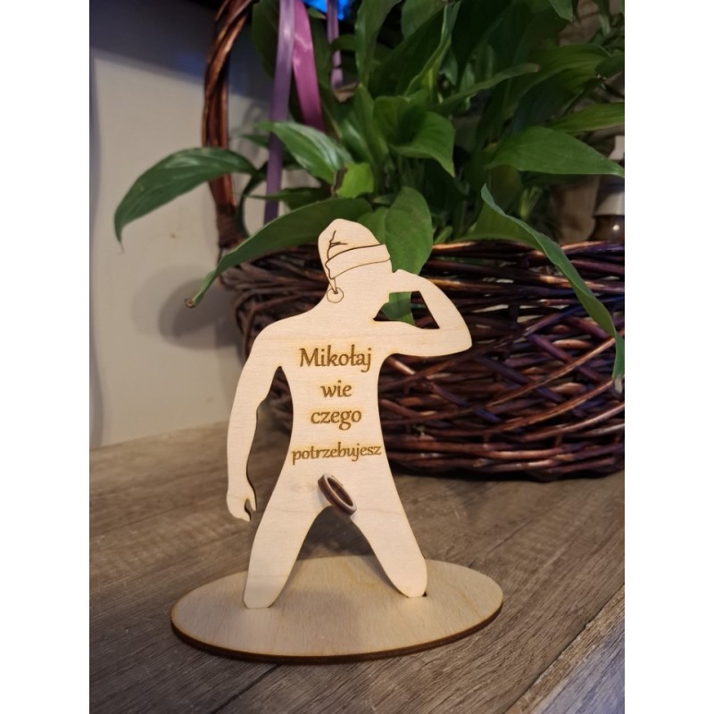 Bon, statuetka "niegrzeczny Mikołaj" 1 sztuka