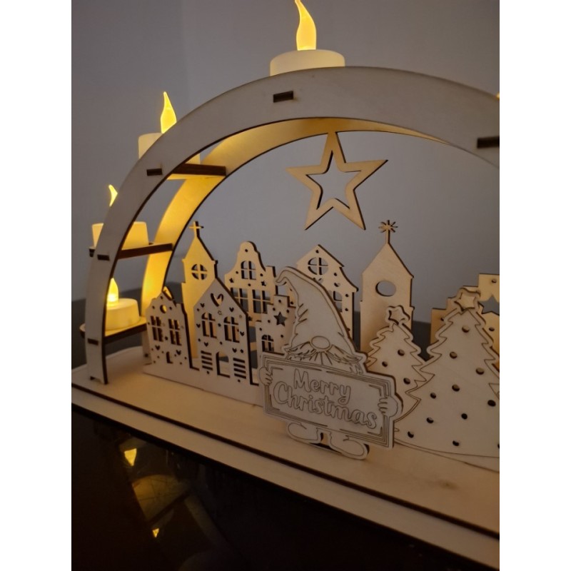 Świecznik Świąteczny / Adwentowy