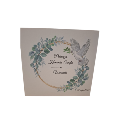 Zaproszenie na I Komunię Świętą wzór Weronika