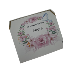 Zaproszenie na Pierwszą Komunię Świętą wzór Patrycja Gold