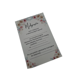 Zaproszenie na I Komunię Świętą wzór Małgorzata