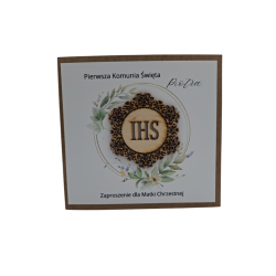 Zaproszenie na I Komunię Świętą wzór Laura