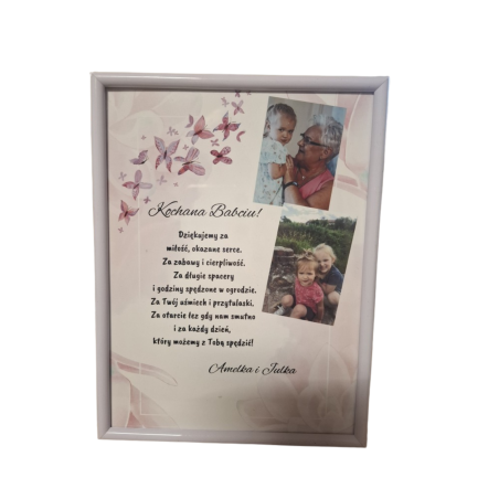 Ramka na Dzień Babci i Dziadka ze zdjęciami