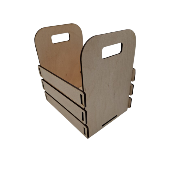 Box drewniany, koszyk