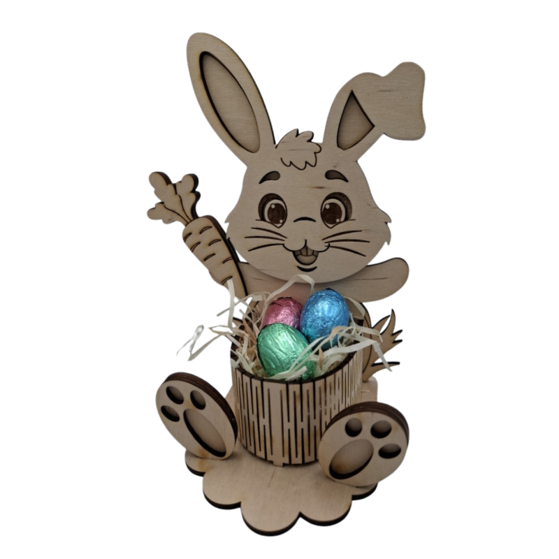 10 sztuk Zajączek z marchewką z koszem na drobiazgi