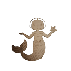 Baza makramy syrenka