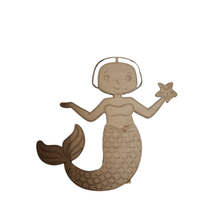 Baza makramy syrenka