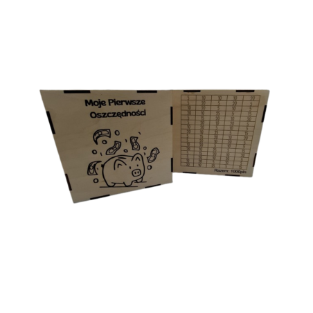 Skarbonka oszczędnościowa "Moje Pierwsze oszczędności"