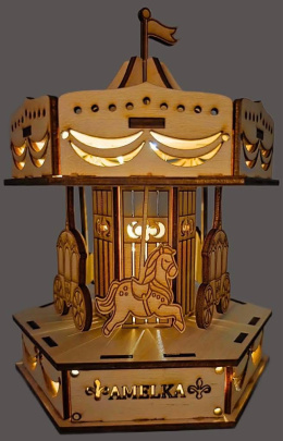 Karuzela lampka led