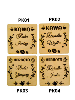 Podkładki pod Kubki z Grawerem – Stylowe i Personalizowane
