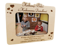 Ramka na Zdjęcie z Dedykacją – Idealny Prezent na Dzień Babci i Dziadka