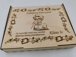 Pudełko na Merci z Grawerem na Dzień Nauczyciela