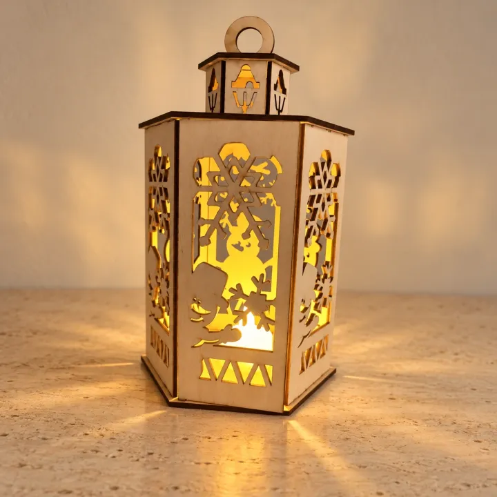 Duży Lampion Świąteczny Adwentowy