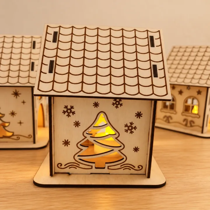Lampion Domek Świąteczny - Świetlisty Klimat na Święta