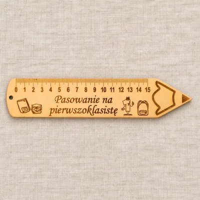 Personalizowane Drewniane Linijki - Idealne na Podziękowania i Upominki!