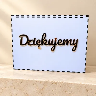 Personalizowane Pudełko na Koperty - Elegancki Akcent na Twój Ślub!