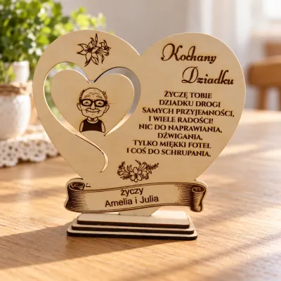 Statuetka z grawerem - Dzień Babci i Dziadka